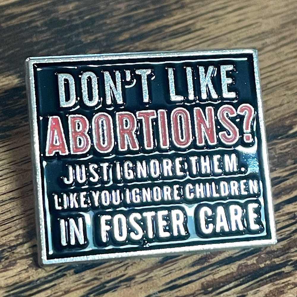 Steel Pin + Fun Quote in Enamel ✨❤️